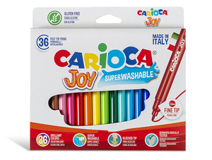 טושים דקים JOY קריוקה - 36 צבעים CARIOCA