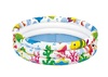 בריכה עגולה וצבעונית לילדים עם איורי דגים לגילאי 2 ומעלה 