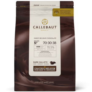 5 ק״ג שוקולד צ׳יפס 70% קקאו CALLEBAUT