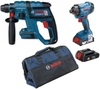 סט 18V מקצועי פטישון+אימפקט סוללות 3.0AH