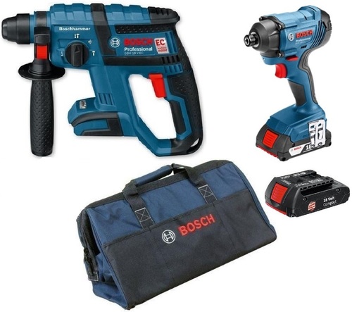 סט 18V מקצועי פטישון+אימפקט סוללות 3.0AH