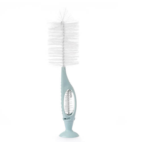 מברשת לניקוי פטמות ובקבוקים + מעמד נדבק - Flawless™ Bottle & Nipple Cleaning Brush