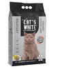 חול קטס וואיט CATS WHITE עם תוספת פחם 8.5 ק"ג