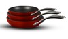 סט 3 מחבתות 20\24\28 ס"מ פוד אפיל סדרת  RED EDGE
