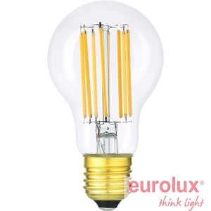 100 נורות לד A60 פילמנט 11W E27 2700K ניתן לעמעום יורולוקס