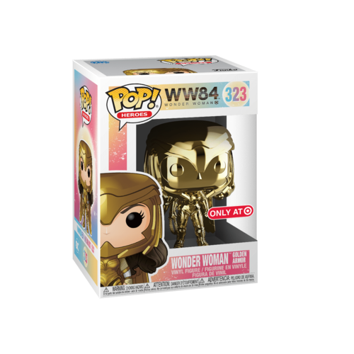 POP Heroes: WW Gold Power  (כרום זהב)  (אקסקלוסיבי מדבקה כסופה) 