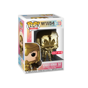 POP Heroes: WW Gold Power  (כרום זהב)  (אקסקלוסיבי מדבקה כסופה)  Funko
