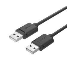כבל USB זכר זכר   Unitek Y-C422GBK USB-A to USB-A   