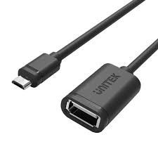 USB2.0 Micro-B (M) to USB-A (F) OTG Cable    USB 2.0 כבל 