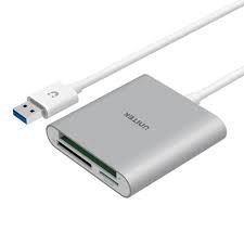 קורא כרטיסים Unitek USB 3.0 3-Port Memory Card Reader Y-9313  