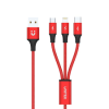 כבל טעינה Unitek USB 3-in-1 Charging Cable (USB-C / Micro USB / Lightning)