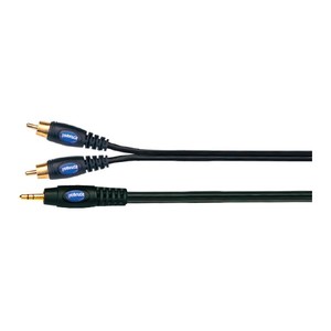 BI147/1M כבל  PL קטן סטיראו לשני RCA אורך 1 מ' Soundking כבל AUX