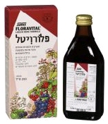 פלורויטל ברזל עדין ללא שמרים וללא דבש בסירופ, 250 מ"ל, Salus