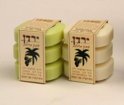 סבון ירדן | סבון מוצק טבעי משמנים צמחיים (שלישיית סבונים - 100 גרם כ"א)