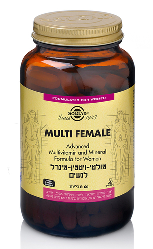 MULTI FEMALE | מולטי-ויטמין-מינרל לנשים, 60 טבליות