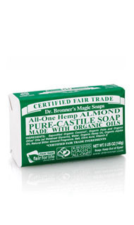 סבון אמיתי מוצק תה ירוק, 140 גרם, Dr. Bronner's