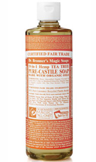 סבון אמיתי נוזלי עץ התה, 473 מ"ל, Dr. Bronner