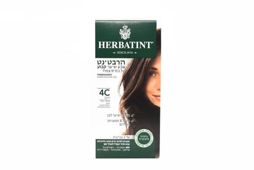 הרבטינט צבע שיער על בסיס צמחי, 4C ערמוני אפרפר, HERBATINT