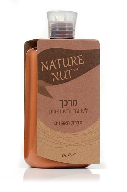 Natur-Nut מרכך לשיער יבש ופגום, 400 מ"ל, Dr. Rab