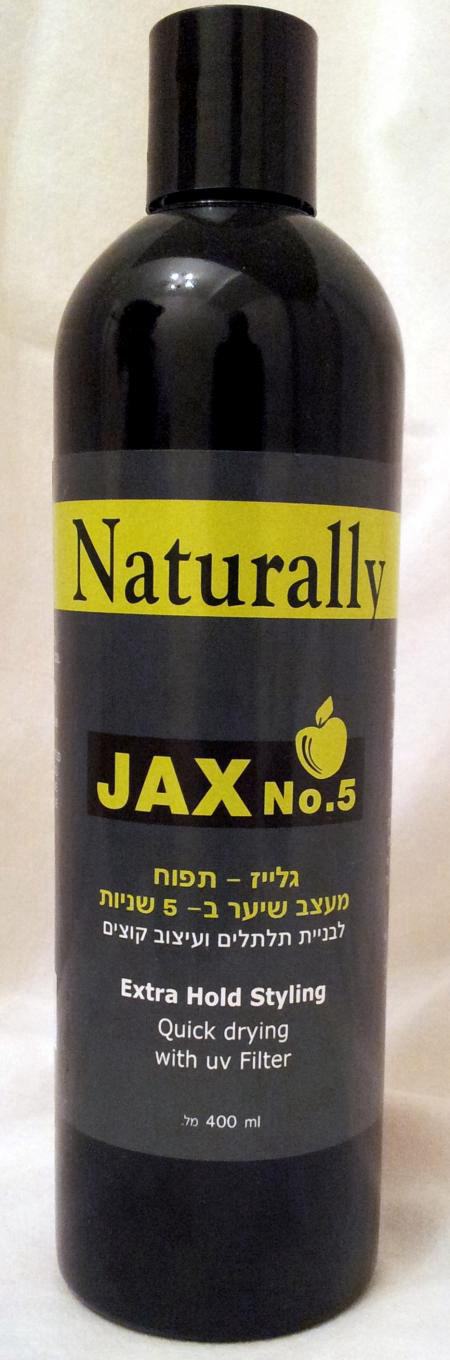 JAX No 5 מעצב שיער טבעי, 400 מ