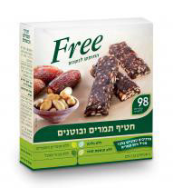 חטיף תמרים ובוטנים, 125 גר' 5 יח', Free