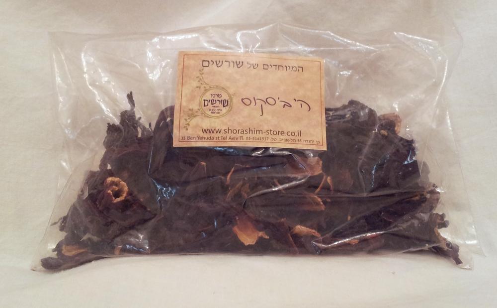 פרחי היביסקוס מיובשים 50 גר