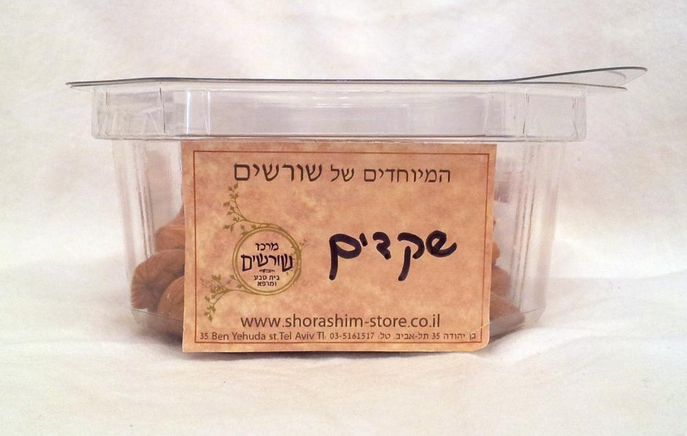 שקדים חיים, מחיר ל 100 גר