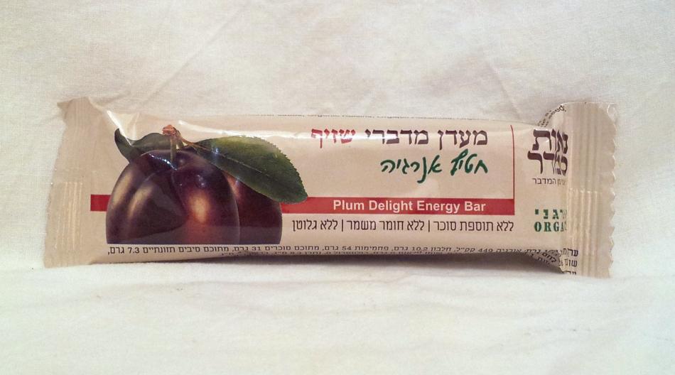 מעדן מדברי חטיף אנרגיה אורגני בטעם שזיף, 40 גר