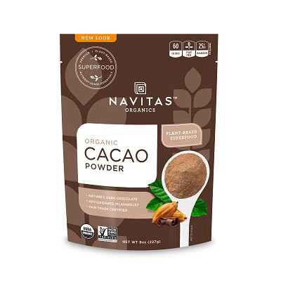 אבקת קקאו אורגנית 227 גר' Navitas Organics