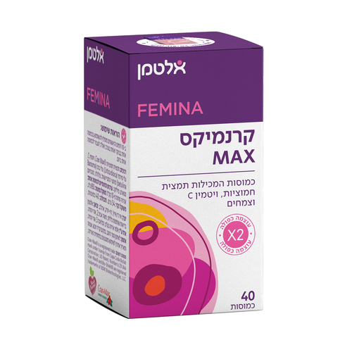 קרנמיקס MAX תמצית חמוציות 40 כמוסות אלטמן