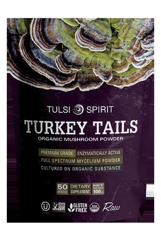 אבקת פטריית זנב תרנגול 100 גרם TULSI SPIRIT