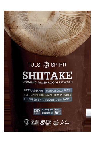 אבקת פטריית שיטאקה 100 גרם TULSI SPIRIT