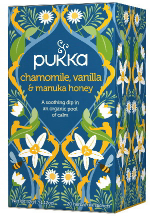  chamomile, vanilla & manuka honey | חליטת קמומיל וניל ודבש מנוקה 20 שקיקים פוקה