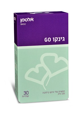 גינקו GO תמצית עלי גינקו בילובה 30 קפליות אלטמן