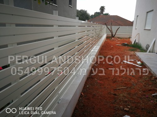 גדר מאלומיניום גם להתקנה עצמית, שלבים בכל גובה ובכל אורך ב 5 גוונים - רק מ 159 ש