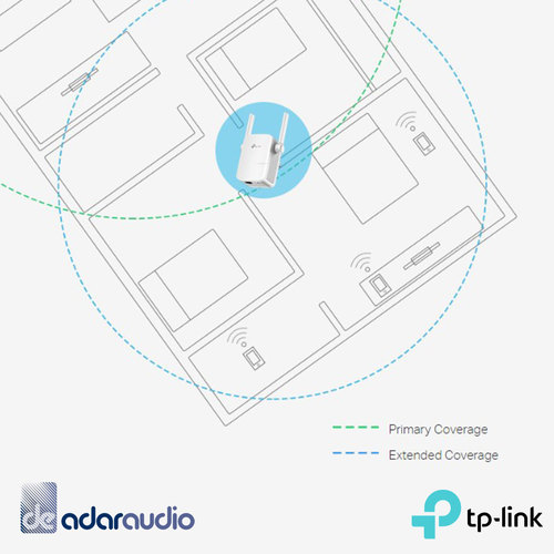 משפר טווח קליטת אינטרנט למשרד או לבית TP-Link TL-WA855RE