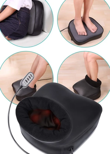 מכשיר עיסוי שיאצו משולבת לרגליים + לגב Shiatsu Foot Massager & Back