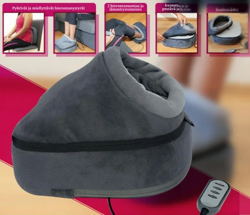 מכשיר עיסוי שיאצו משולבת לרגליים + לגב Shiatsu Foot Massager & Back