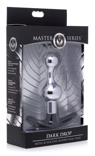 פלאג אנאלי כדורי יוקרתי מסדרת Master Series מבית XR BRANDS האמריקאית