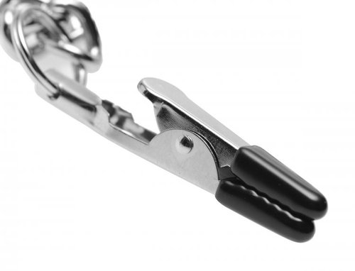 מצבטים לפטמות עם קולר XR Brands - Collar Nipple and Clit Clamp 