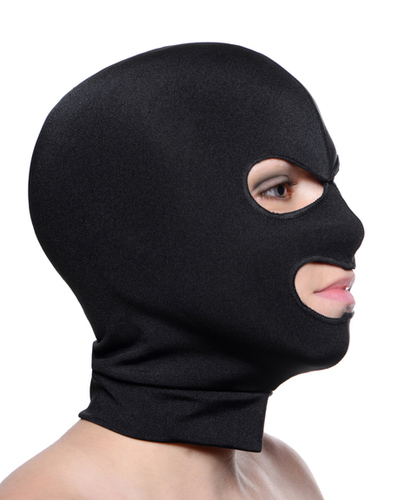 מסיכת פנים מקצועית עם פתח לחדירה מבית XR Brands - Facade Hood with Eye and Mouth Holes