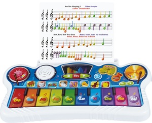 הפסנתר הראשון שלי עם אורות והקלטה