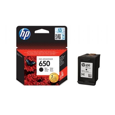  ‏ראש דיו ‏שחור HP 650 CZ101AE מקורי