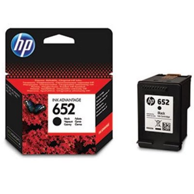 ראש דיו שחור HP 652 F6V25AE מקורי