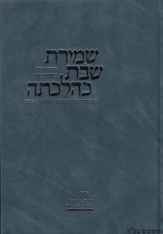 שמירת שבת כהלכתה - חלק א'