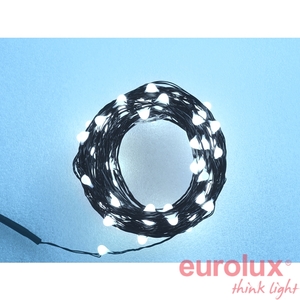חבל ננו לדים 100 לדים 10 מטר אור לבן 12V מוגן מים יורולוקס 
