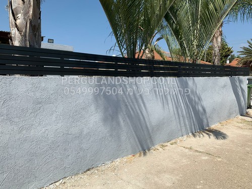 גדר מאלומיניום גם להתקנה עצמית, שלבים בכל גובה ובכל אורך ב 5 גוונים - רק מ 159 ש