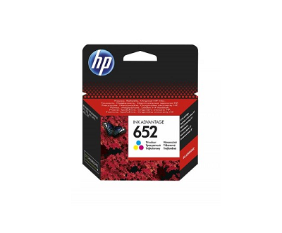 ראש דיו ציאן מגנטה וצהוב HP 652 F6V24AE מקורי