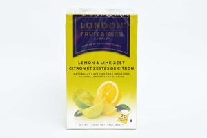 חליטת לימון ליים 20 שקיות לונדון Lemon and Lime Zest Tea 20ea London