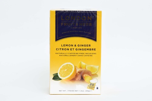 חליטת ג'ינג'ר לימון 20 שקיות לונדון Lemon and Ginger 20ea London